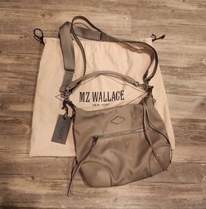 MZ Wallace Beige Crossbody Bag